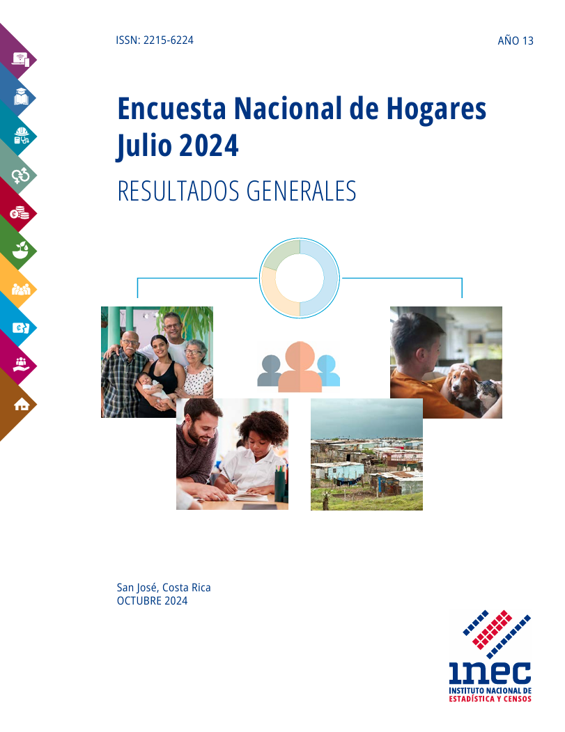 Cover page of Encuesta Nacional de Hogares Julio 2024