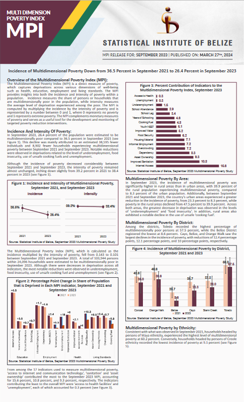 Belize MPI 2023 Page 1