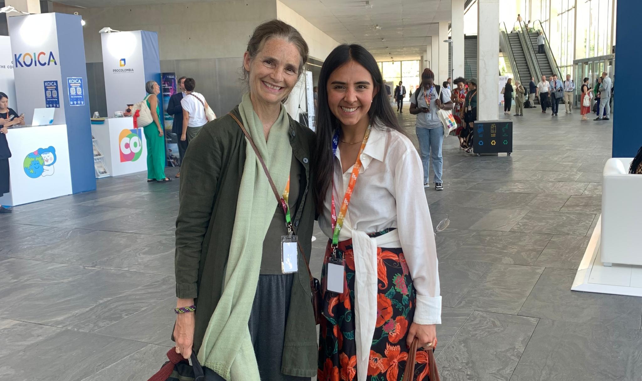 Sabina Alkire and Ana Maria Marin Morales at FFD4