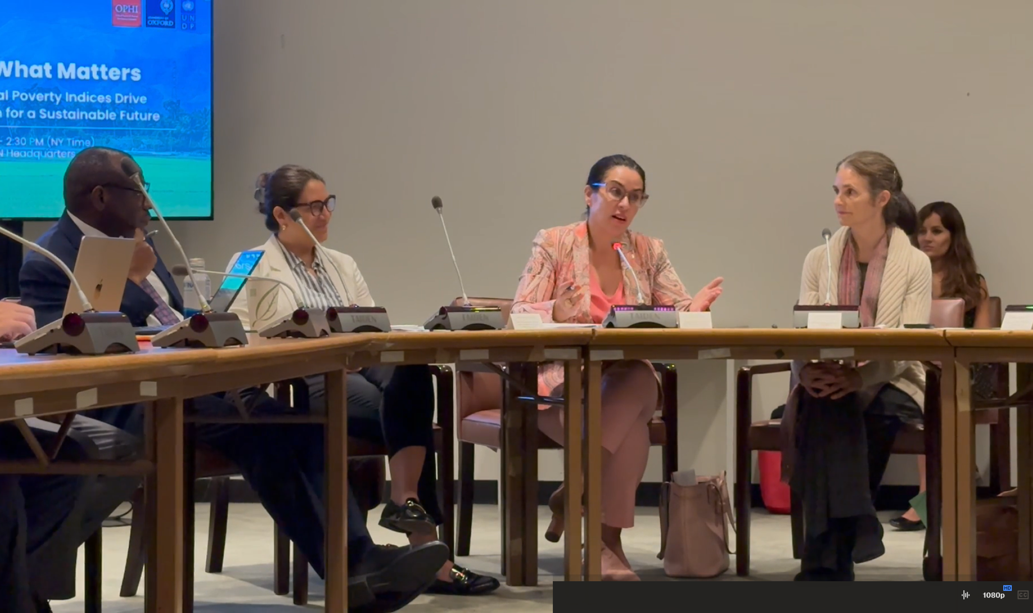 Gabriela González, Deputy Permanent Representative of Uruguay to the UN, provided the opening address.
