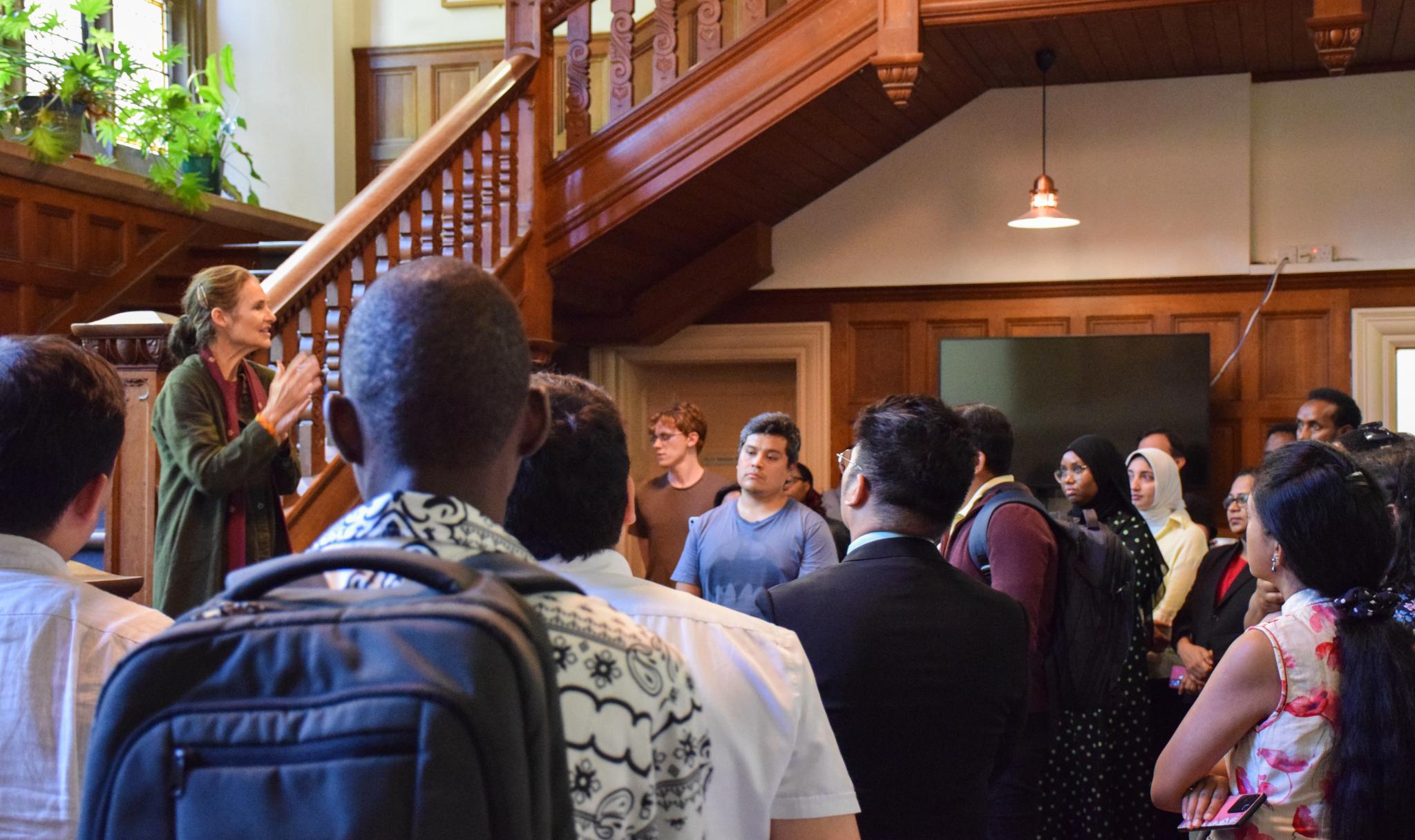 Sabina Alkire addresses Advanced Course cohort