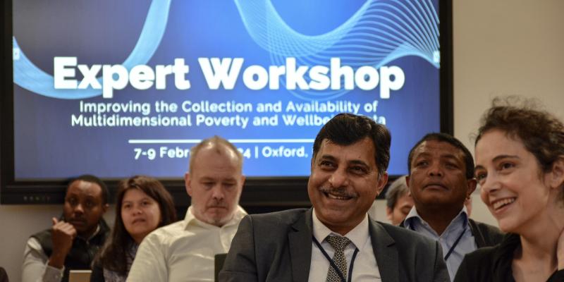 Man smiles during a workshop